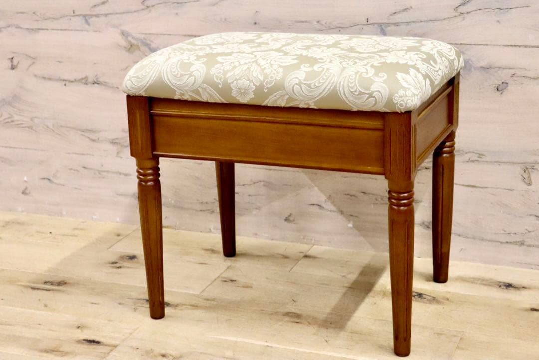 GMHN376A○スツール 腰掛け 椅子 チェア 玄関 ファブリック 木製 クラ