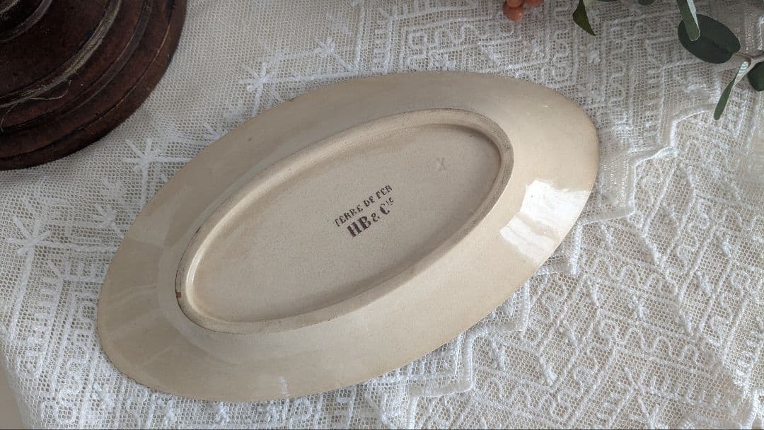 ショワジールロワ 鳥と木の実のラヴィエ フランス アンティーク