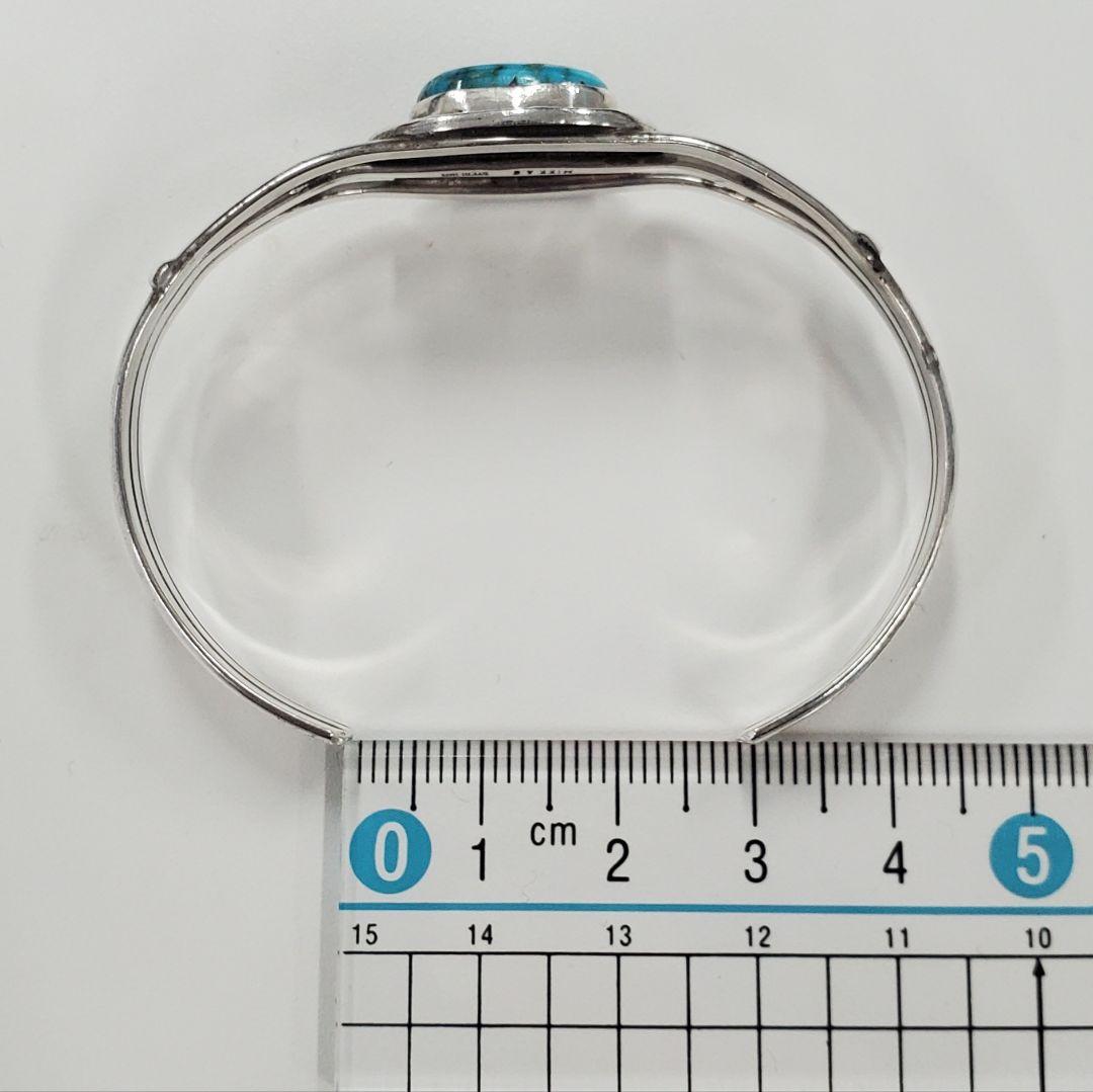 【週末のみ値下げ】ターコイズ シルバー バングル インディアンジュエリー