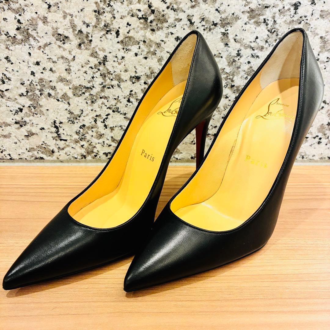 【美品】クリスチャンルブタン kate100 パテントレザー パンプス 35.5