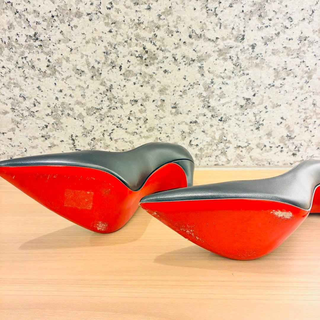 【美品】クリスチャンルブタン kate100 パテントレザー パンプス 35.5