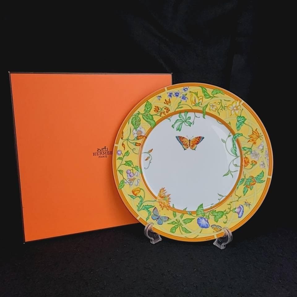 ♪未使用級♪エルメス　シエスタ　プレート　ディナープレート　大皿　箱つき