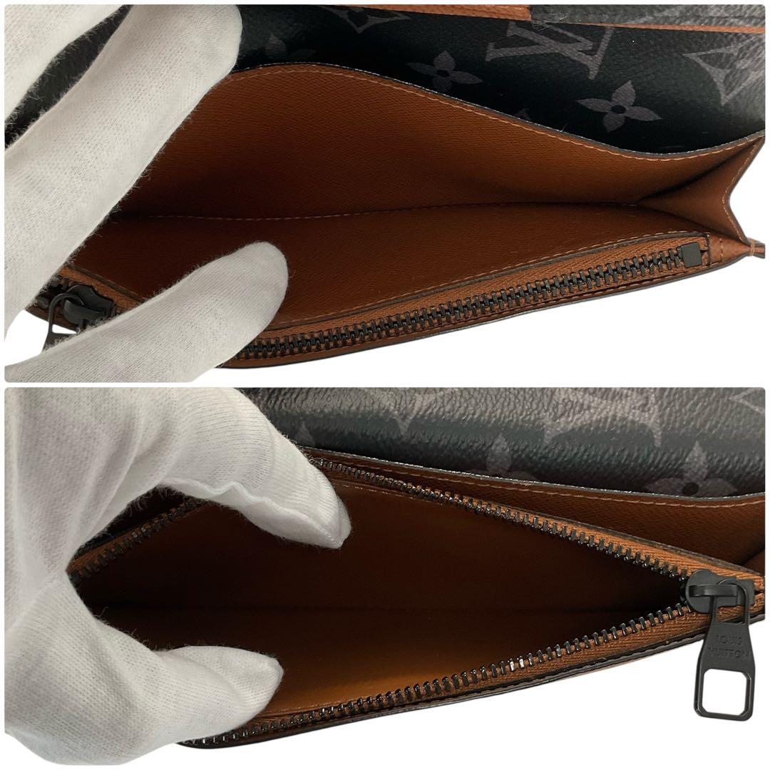 【星】ICチップ　ヴィトン財布　エピポルトフォイユ　モノグラムエクリプス　ブラザ