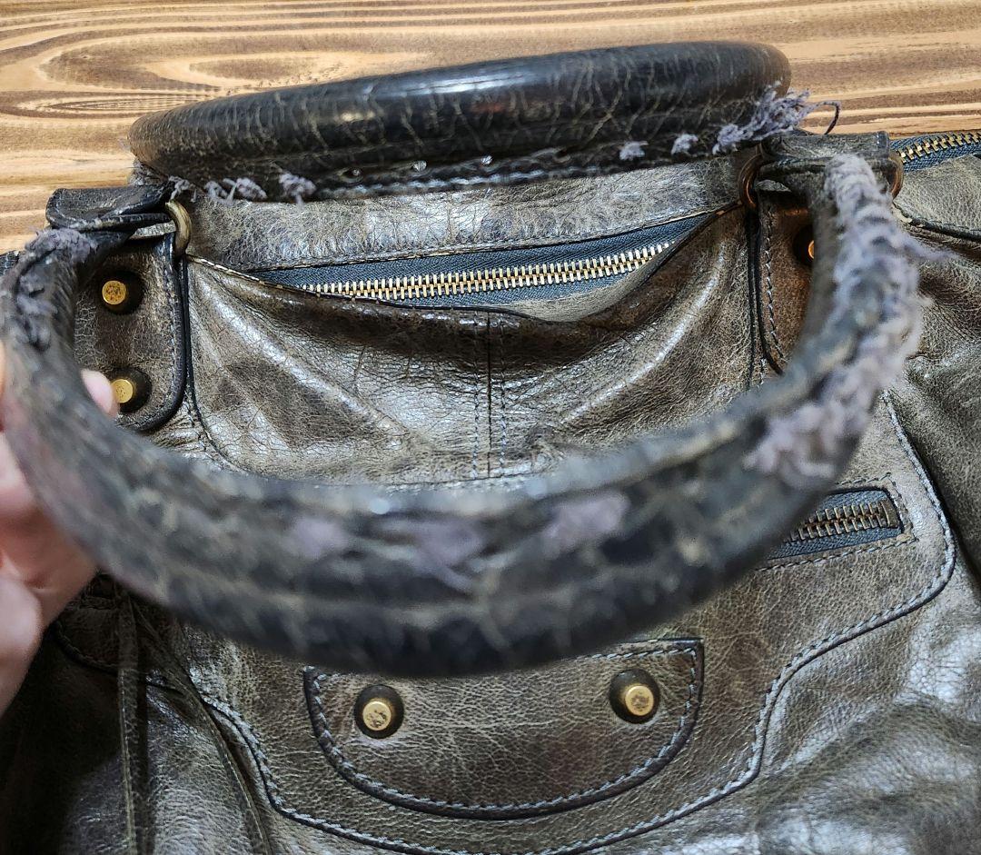 希少 BALENCIAGA バレンシアガ ザ ワーク work グレー