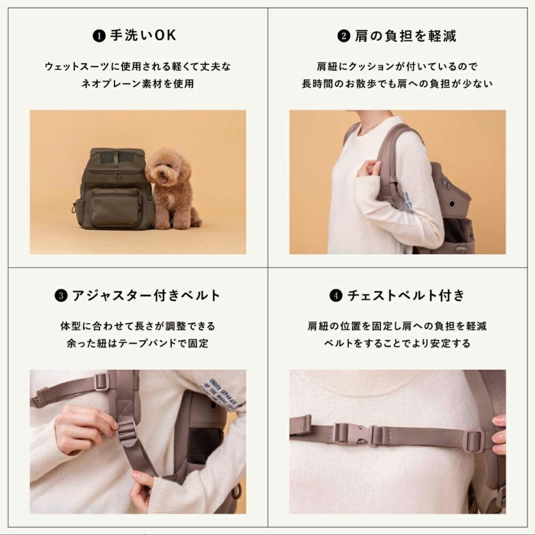 citydog /シティドッグ ネオプレーンバックパック キャリー ブラック L