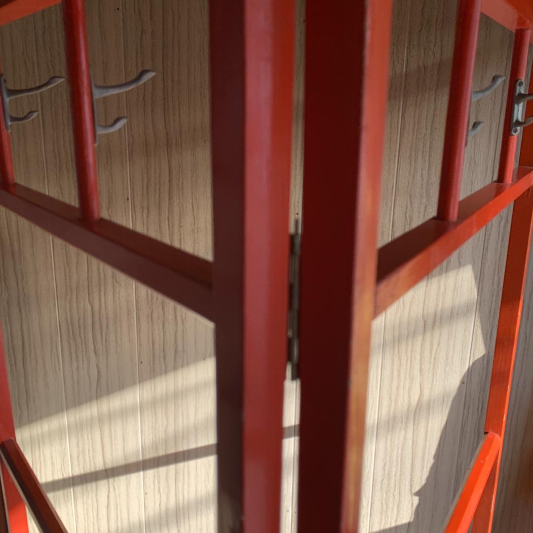 木製 衣紋掛け ハンガーラック 折り畳み式 古道具 古民家