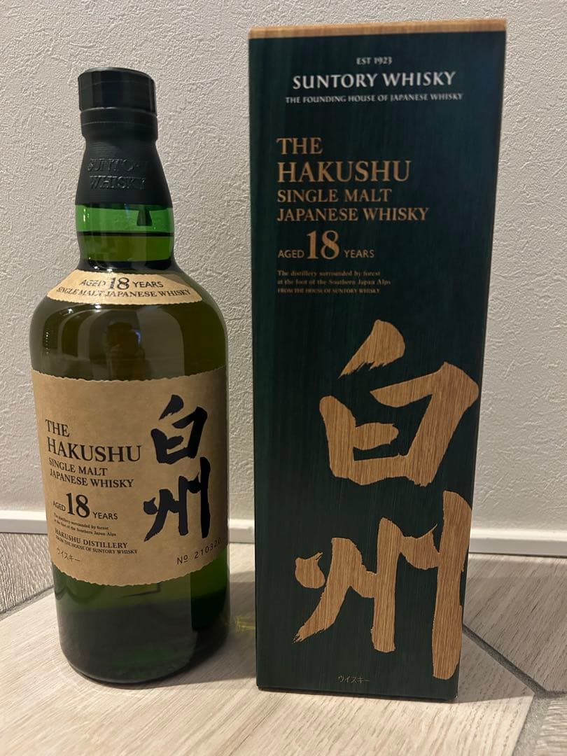 白州 18年 シングルモルトウイスキー 700ml未開封