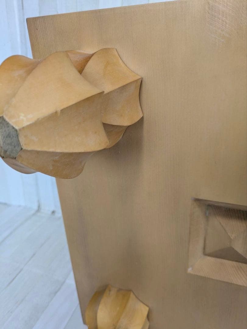 柾目 一枚板 碁盤 厚20.5cm 脚付き へそ付き 蓋付き