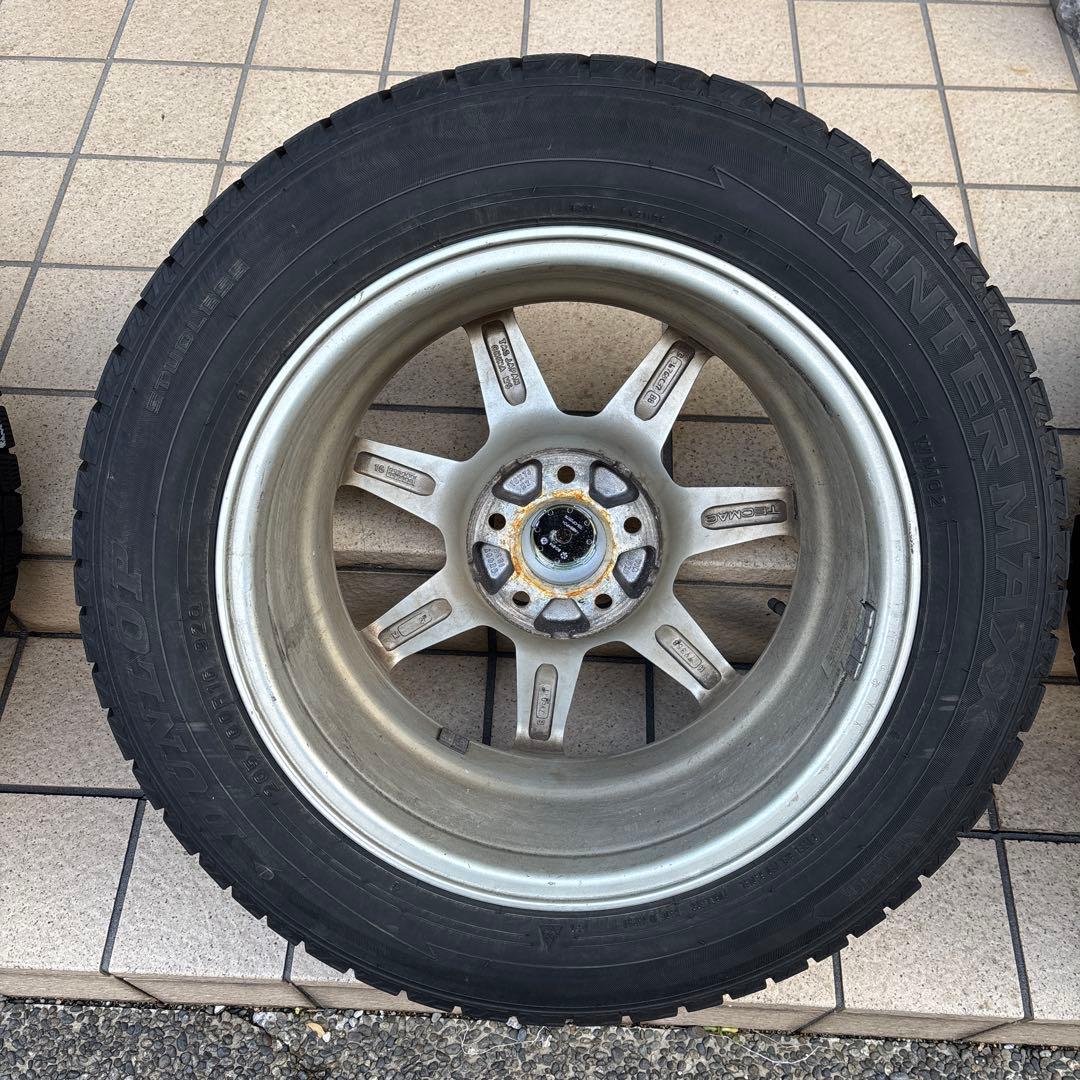 【used】205/60/R16 スタッドレスウィンタータイヤ ホイールセット