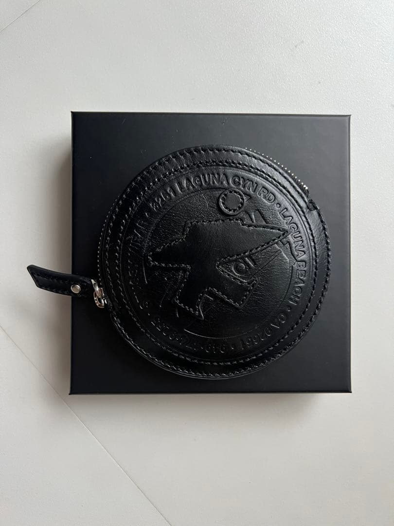 完売　Stussy SURF DOT LEATHER POUCH ケース