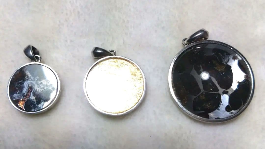 最終お値下げ！お買得！隕石ペンダントトップ3点セット