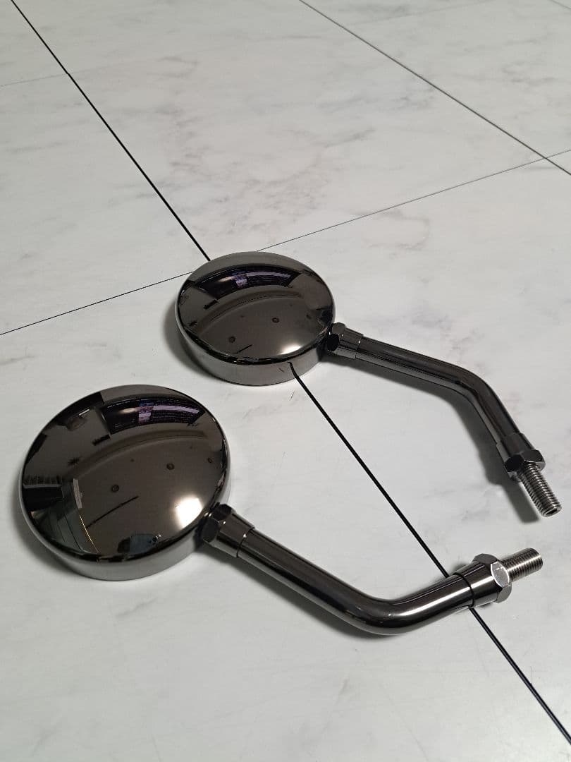 ポッシュフェイス Z2タイプミラー タイプ2 ブラッククローム 2本セット