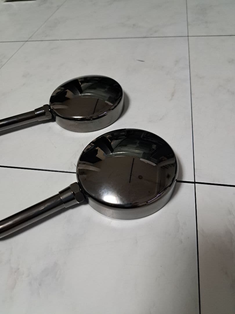 ポッシュフェイス Z2タイプミラー タイプ2 ブラッククローム 2本セット