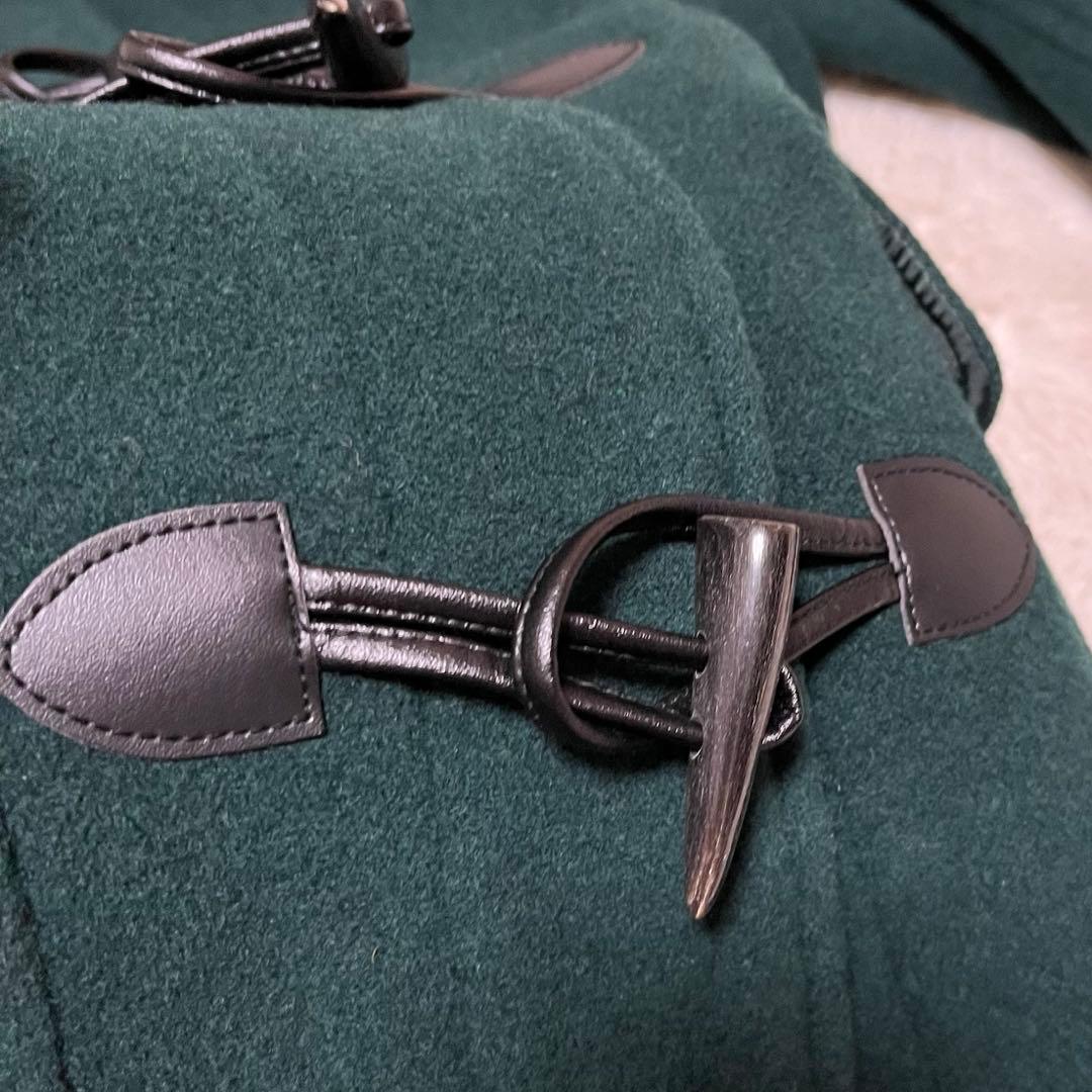 未使用級　イーストボーイ　バロンブロッサ　ダッフルコート　チェック　緑　M L