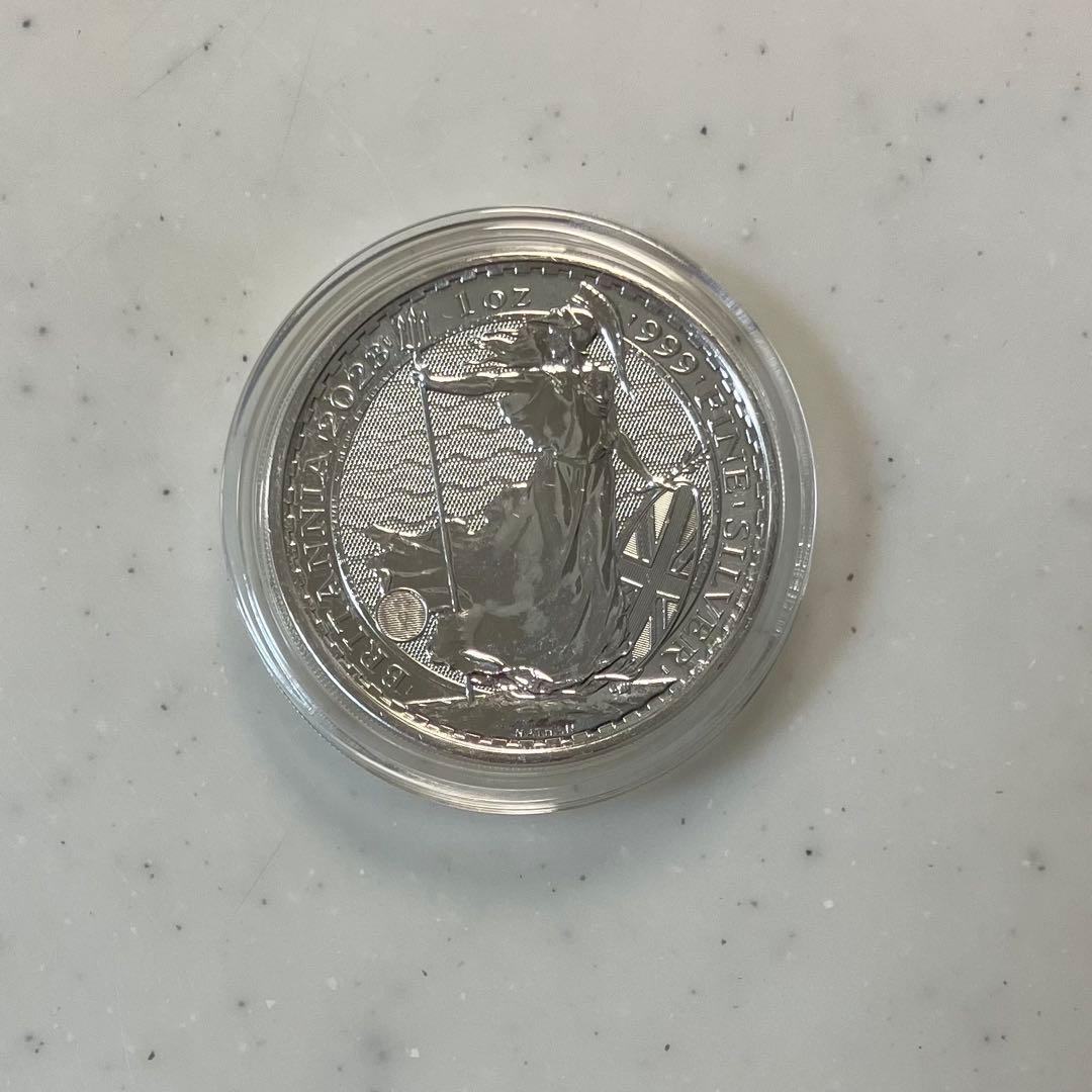 2023 ブリタニア 1オンス 銀貨 チャールズ 3 世 英国 新国王 新品