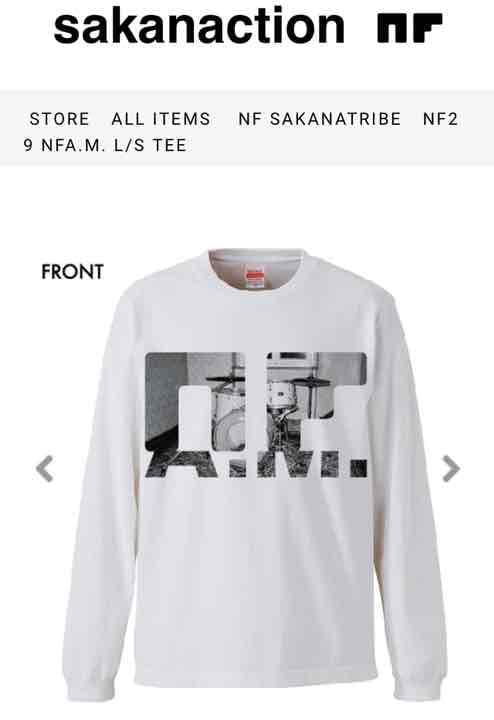 希少 サカナクション NF camp ロンT 藤原ヒロシ the conveni