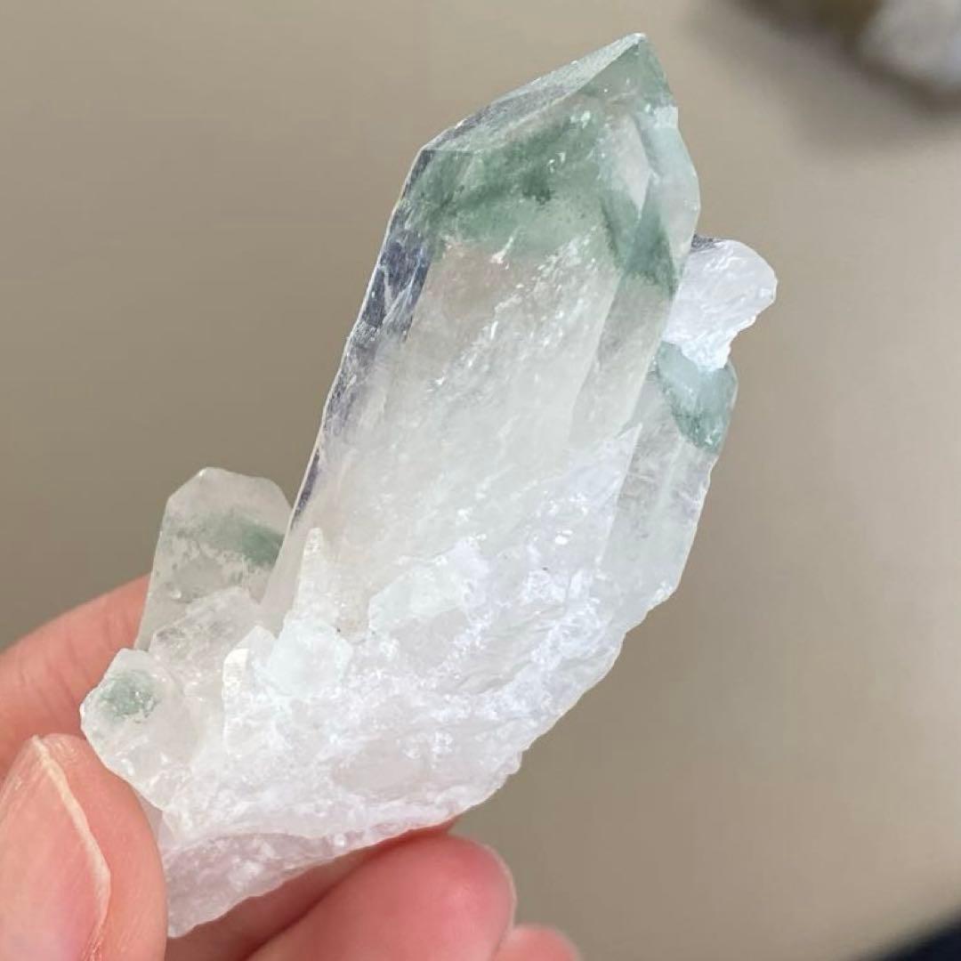 希少 ガネッシュヒマール 水晶 グリーンファントム 天然石 パワーストーン