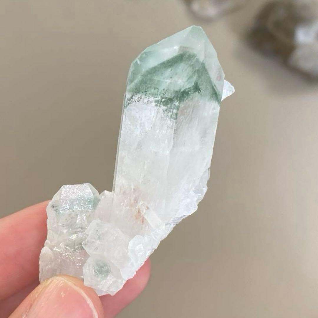 希少 ガネッシュヒマール 水晶 グリーンファントム 天然石 パワーストーン