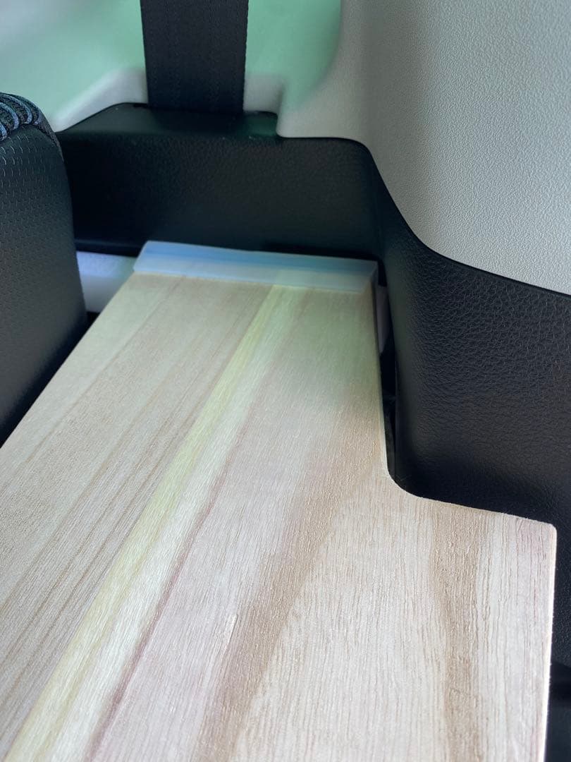 新型ハスラー用ラゲッジボード 静音版 木製 リクライニング対応 キャンプ22