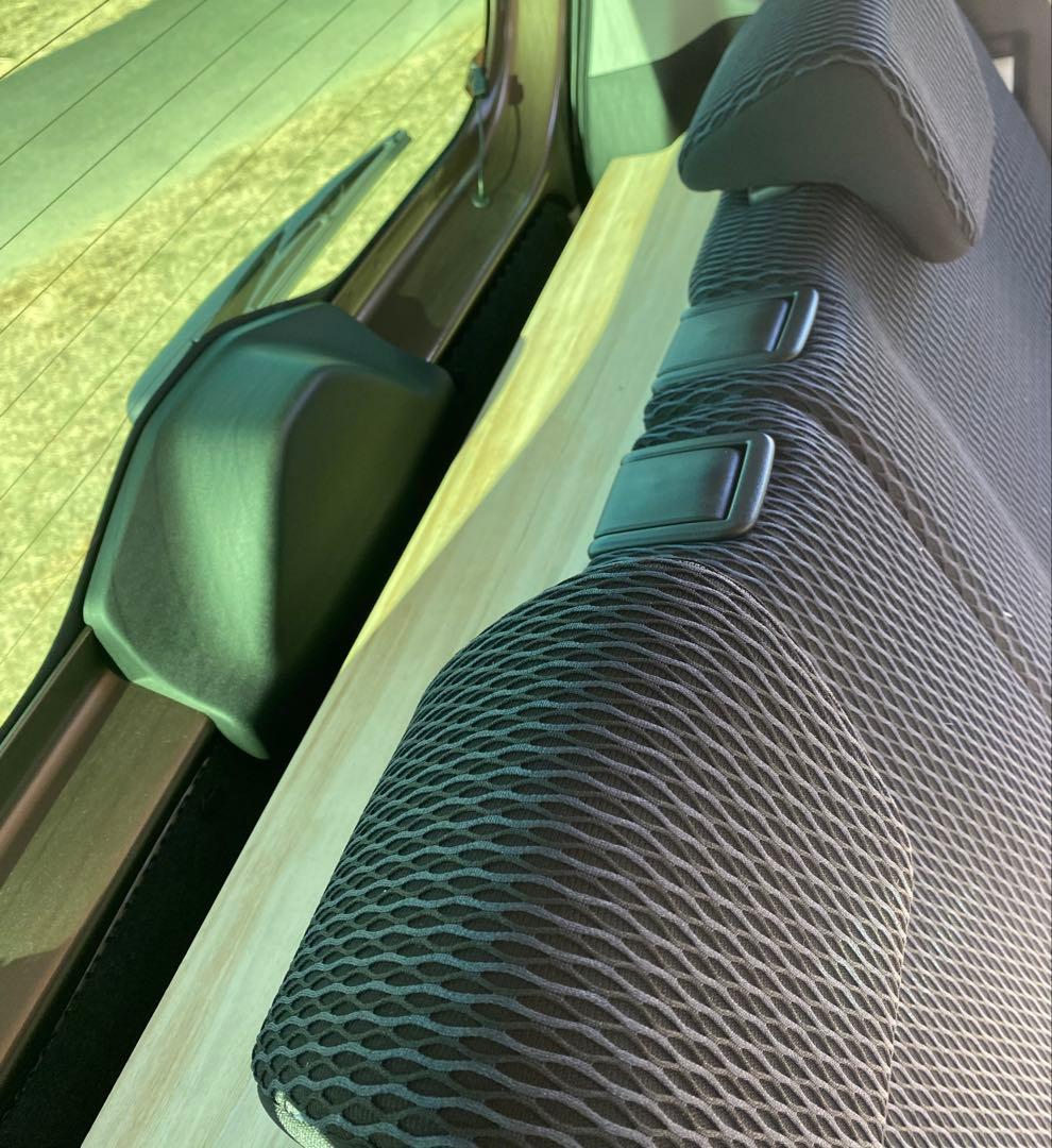 新型ハスラー用ラゲッジボード 静音版 木製 リクライニング対応 キャンプ22