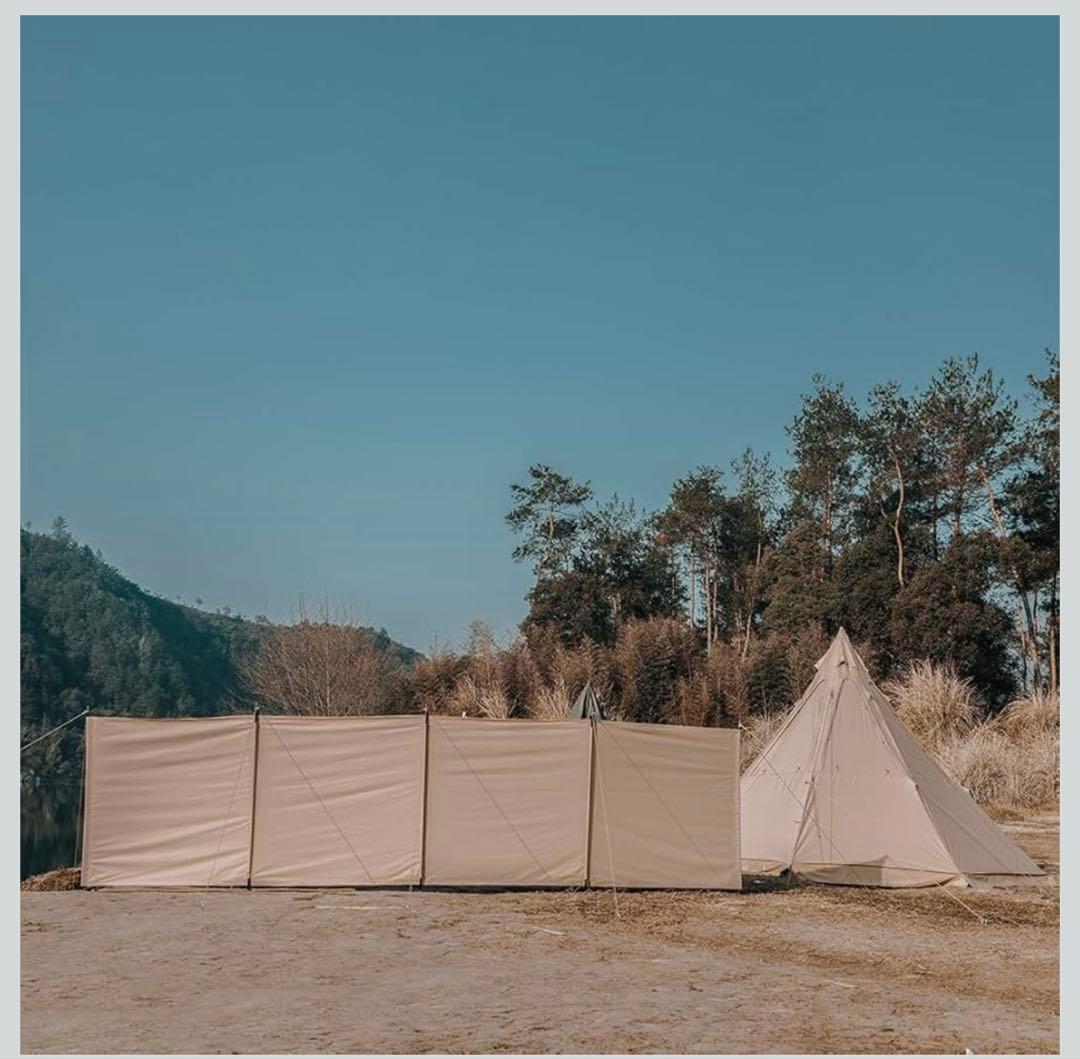 TOMOUNT 陣幕 ウィンドスクリーン TC素材 焚き火風除け ポリコットン