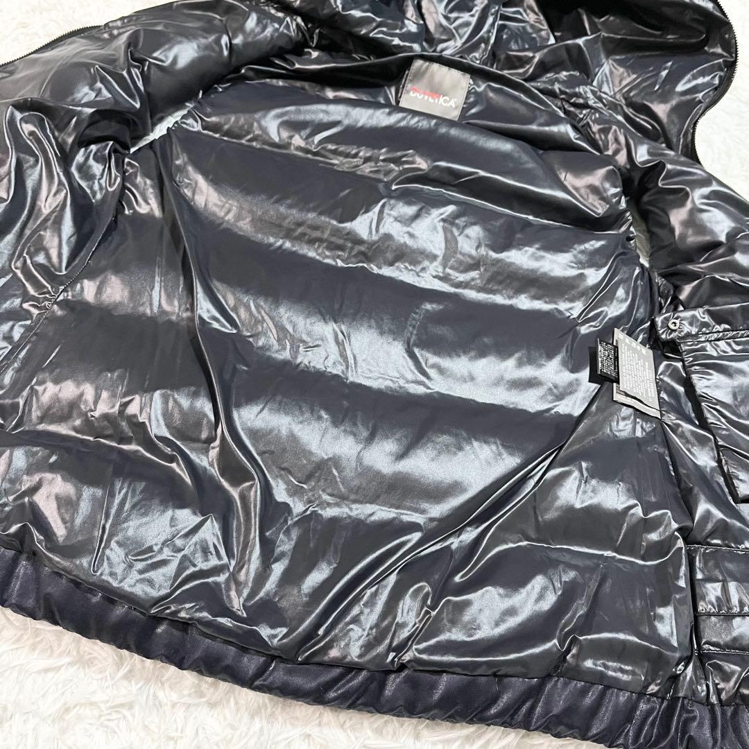 美品　デュベティカ　FEBEDUE　ダウンベスト　別注　カシミヤ混　42　紺