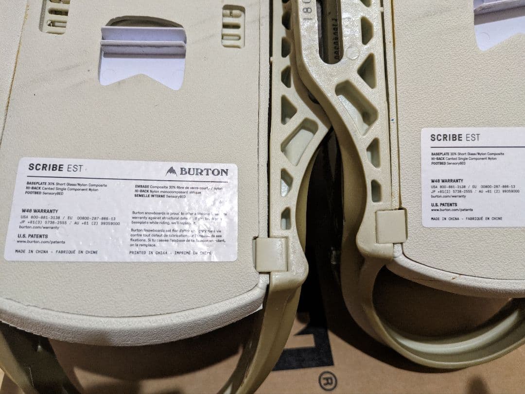 バートン　スクライブ　バインディング　EST　Mサイズ