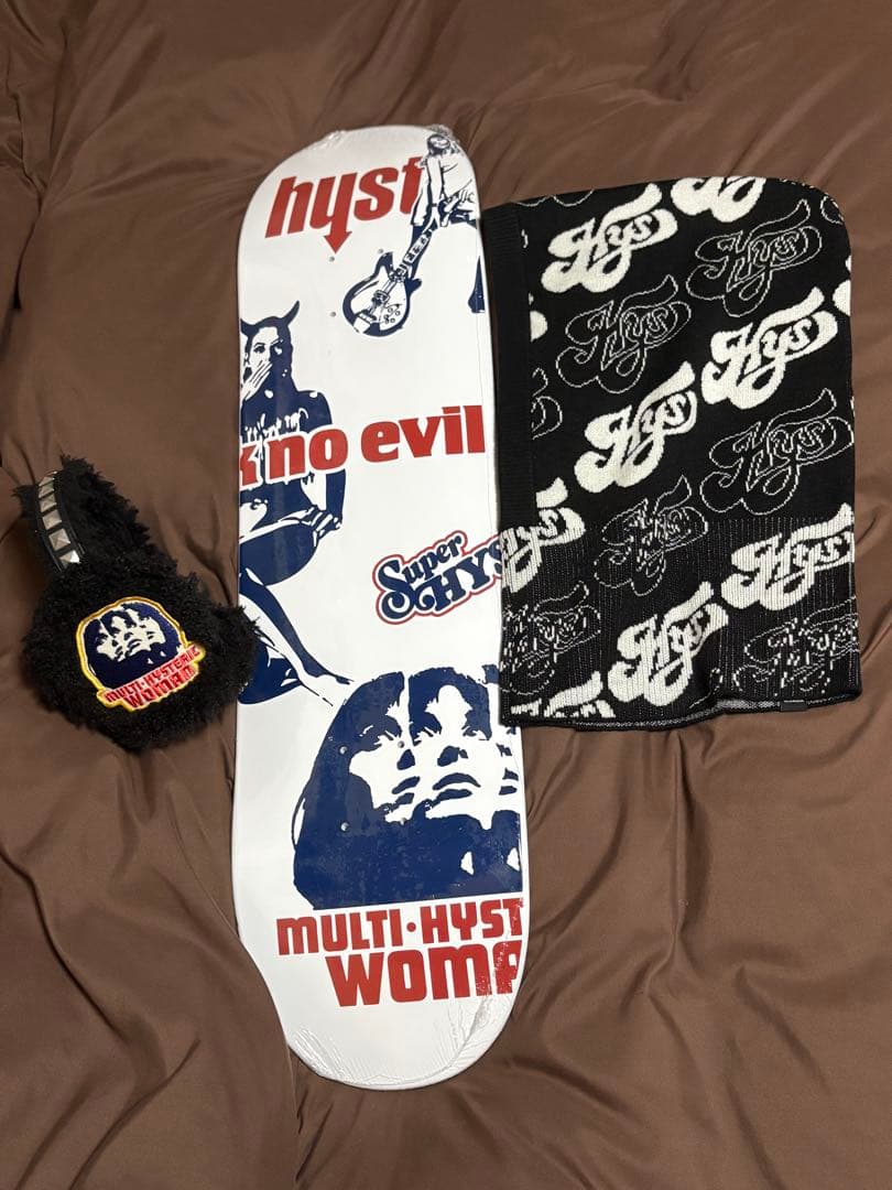 HYSTERIC GLAMOUR イヤーマフ　バラクラバ　スケボー　3点セット