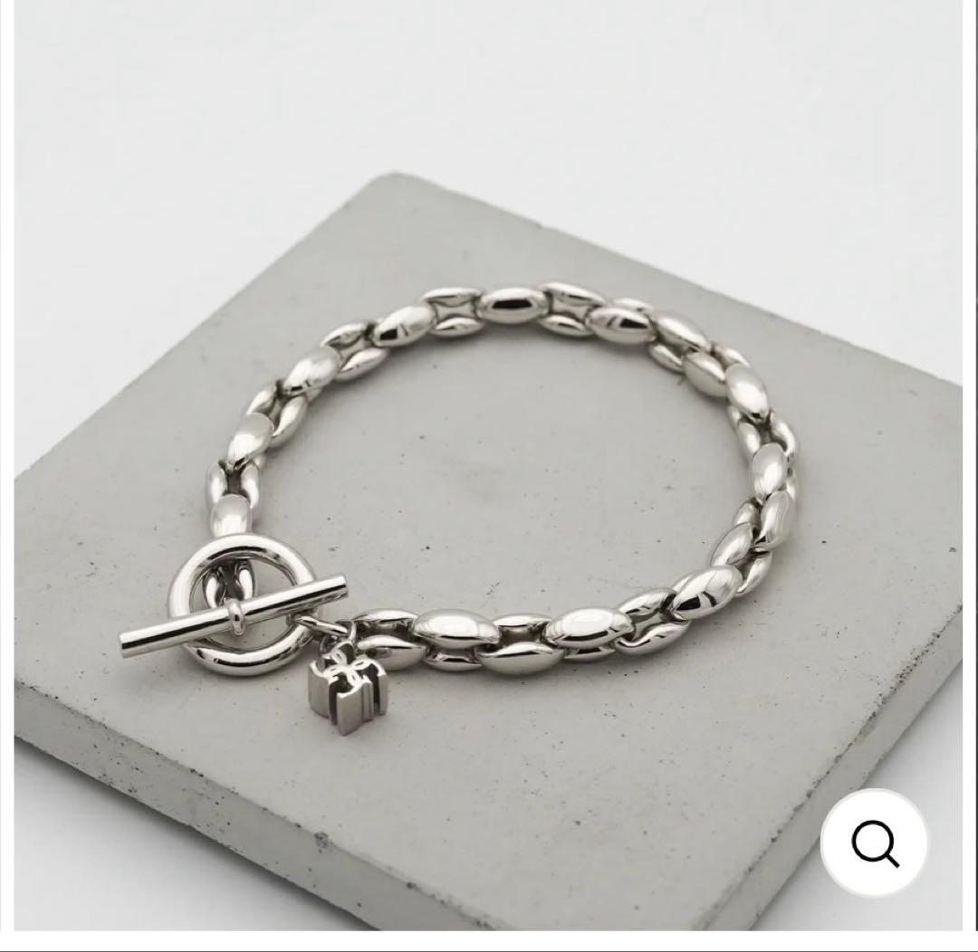 アクセサリー Oval Link bracelet