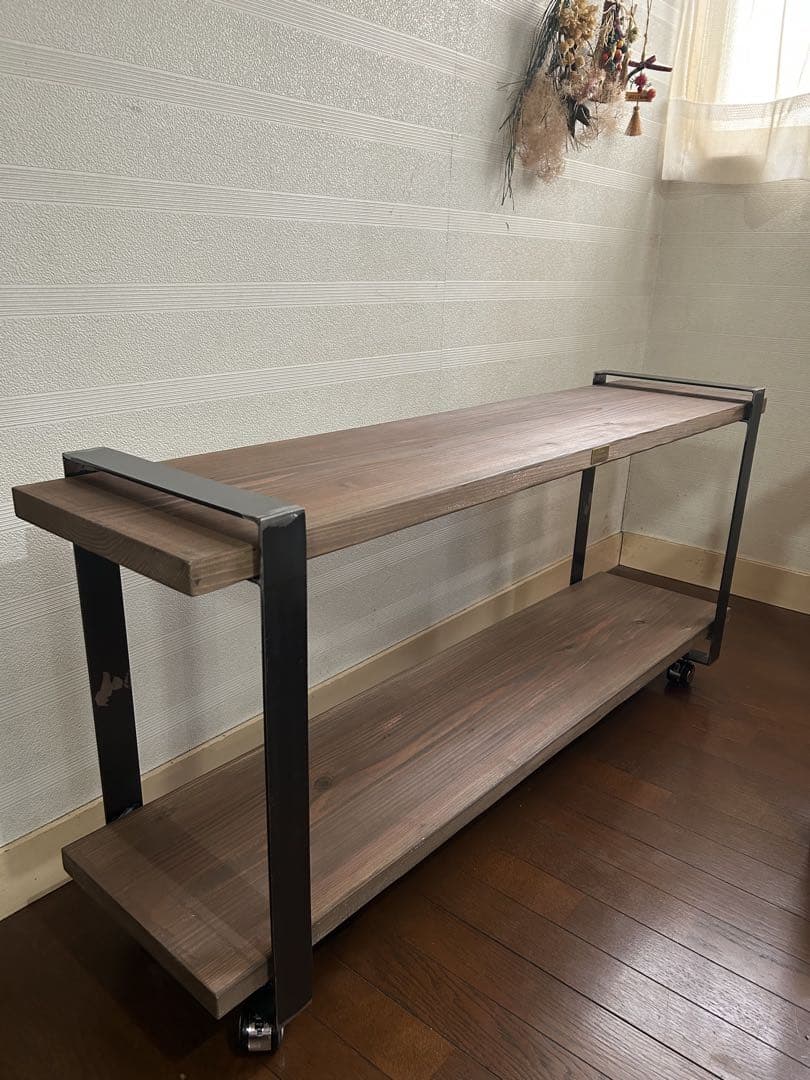 ☆送料込み☆アイアンテレビボード　即購入OK インテリア　アイアンシェルフ　什器