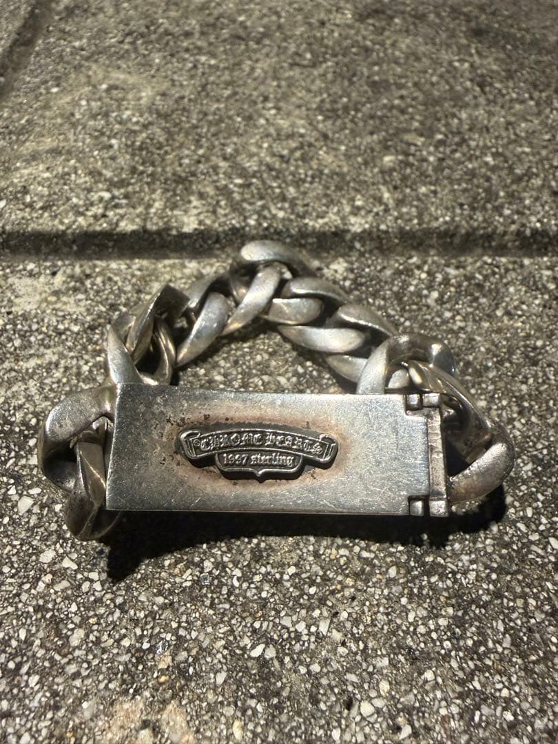 Chrome Hearts ？スターリングシルバー チェーンブレスレット