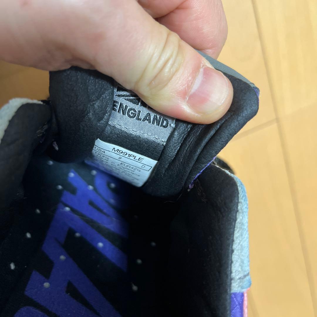 ご*う様 27cm M991 PLE パレス × ニューバランス