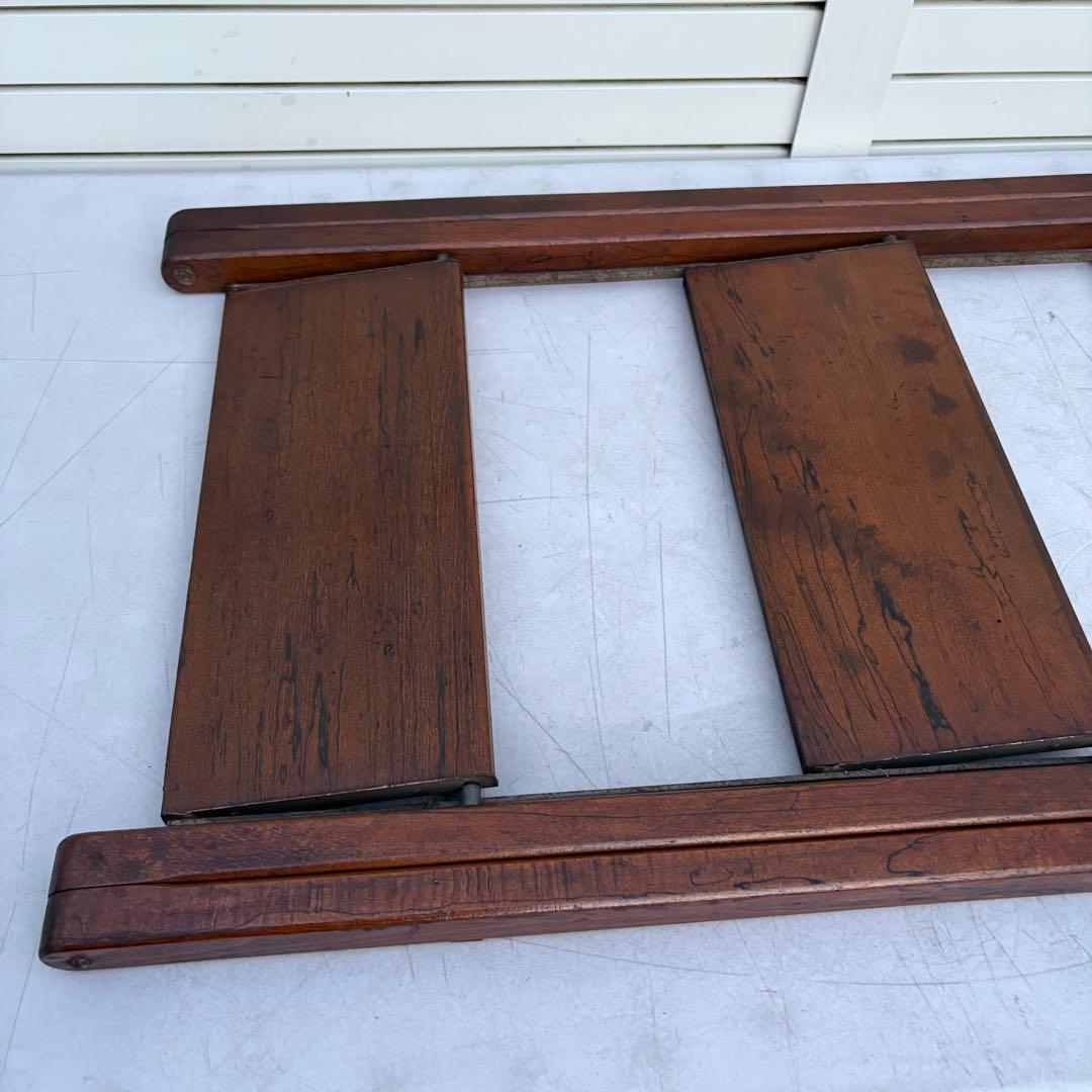 1970年代 ビンテージ 木製折畳脚立 ミッドセンチュリー