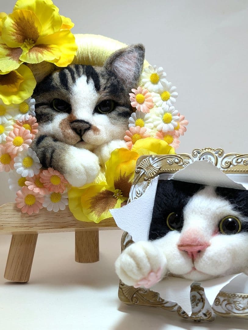 おもちオーダーメイドページ　羊毛フェルト