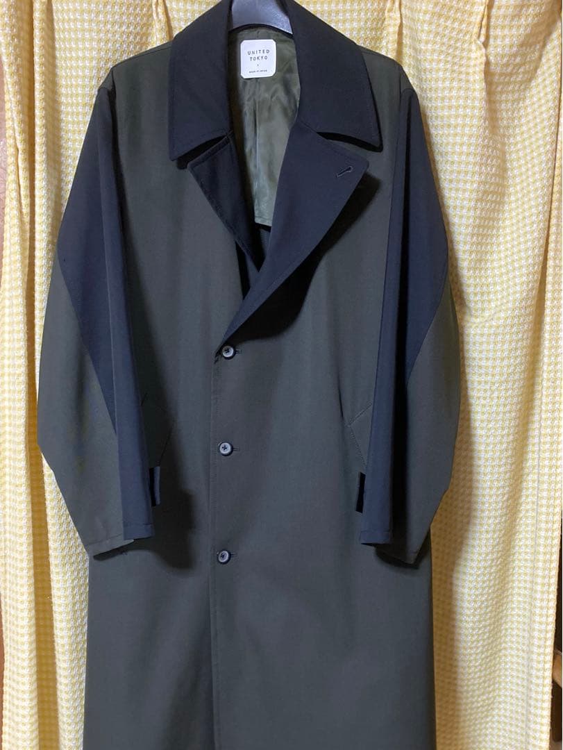 UNITED TOKYO VISTO WOOL 2WAYトレンチコートサイズ1