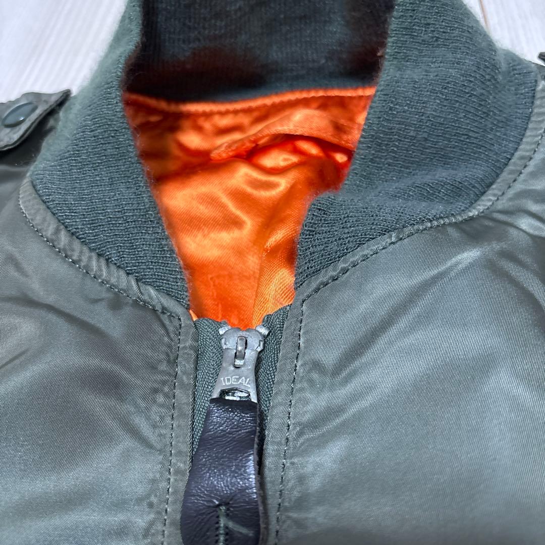 り*ん様 7080s ALPHA L- 2B USA製　フライトジャケットMAー