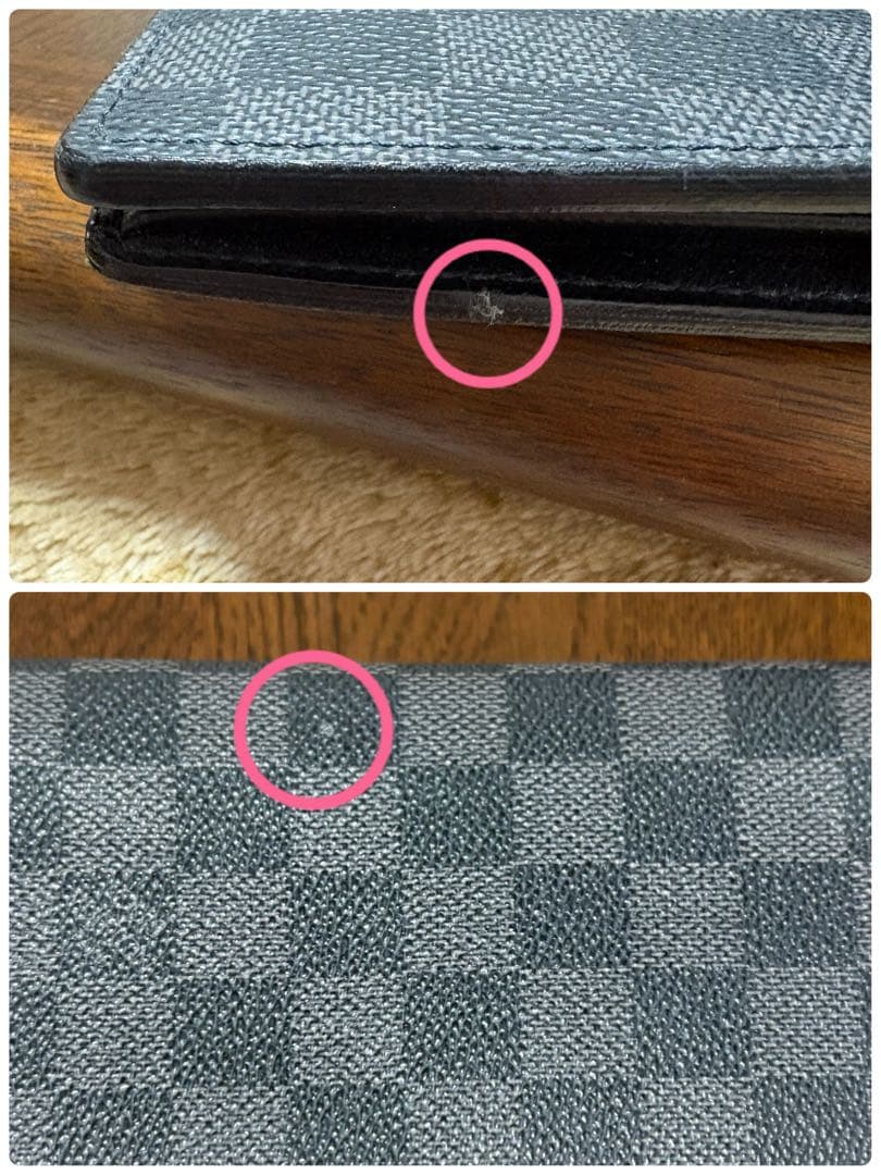 ルイヴィトン　財布　ダミエ　長財布