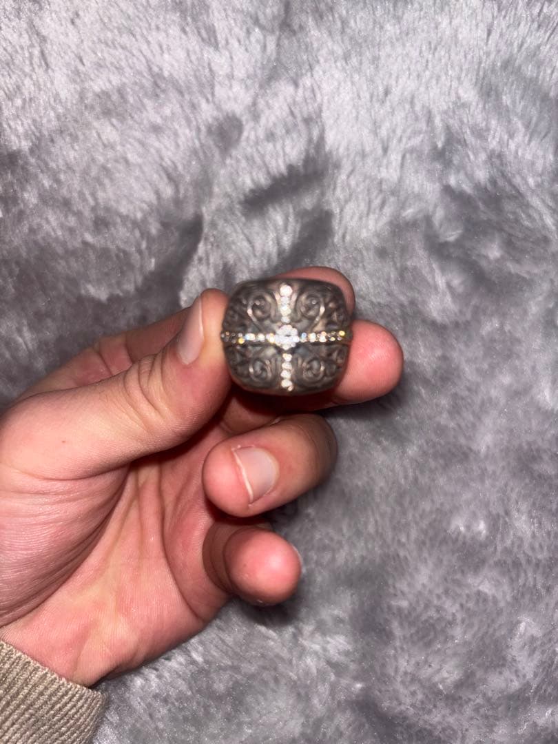 【激安！値下げ可！】シルバー925 リング ジルコニア クロス