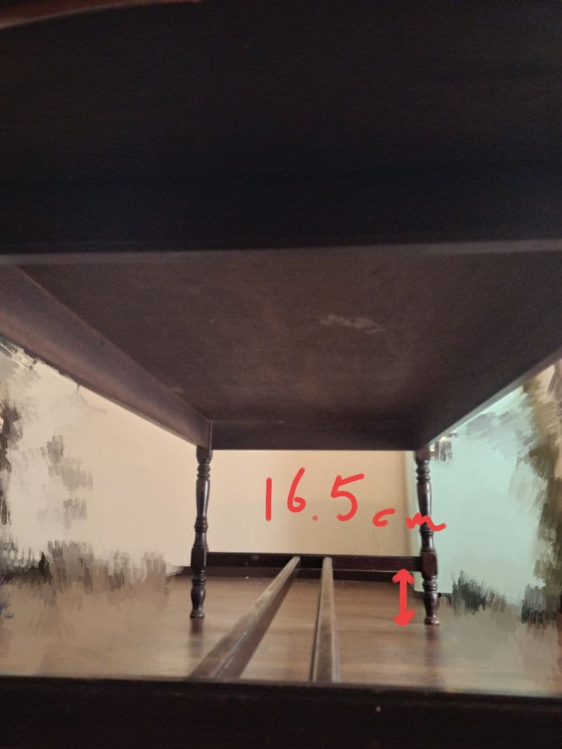 アンティーク　ダイニングテーブル【イギリス産ダークブラウン】