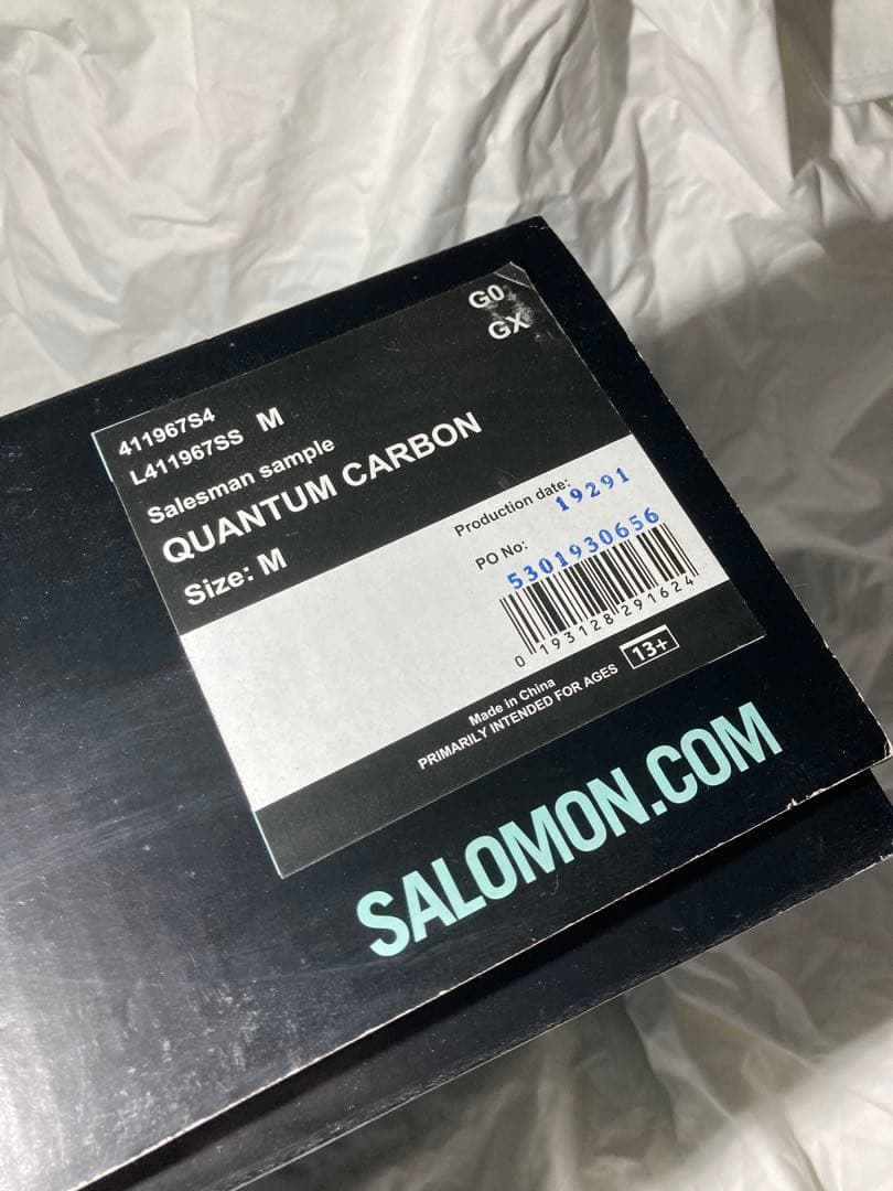 【チッカァ！】新品カーボンSALOMON クォンタムビンディングM