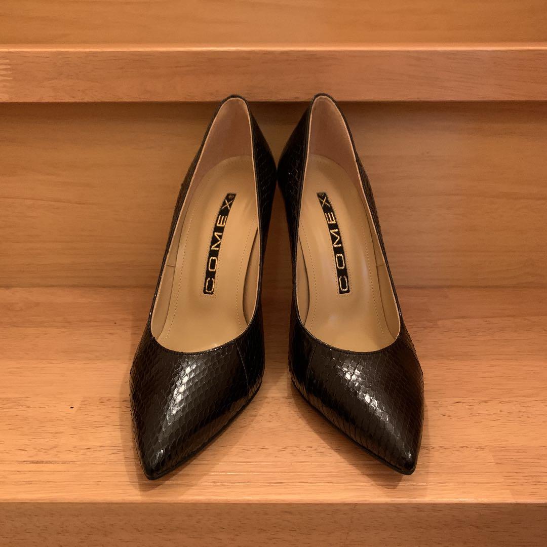 Comex コメックス　パンプス 黒 ブラック