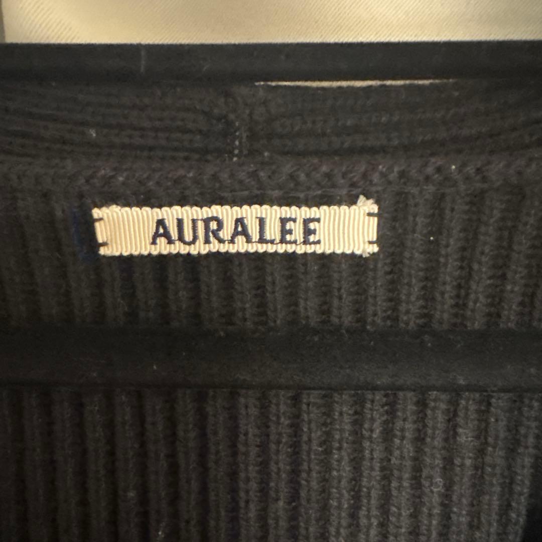 トップス SUPER FINE WOOL RIB KNIT BIG CARDIGAN