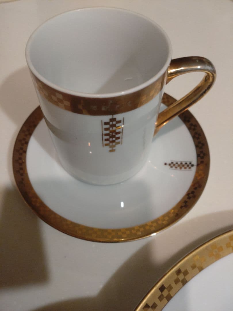 imperial  tiffany　レア ゴールド縁取りの食器セット