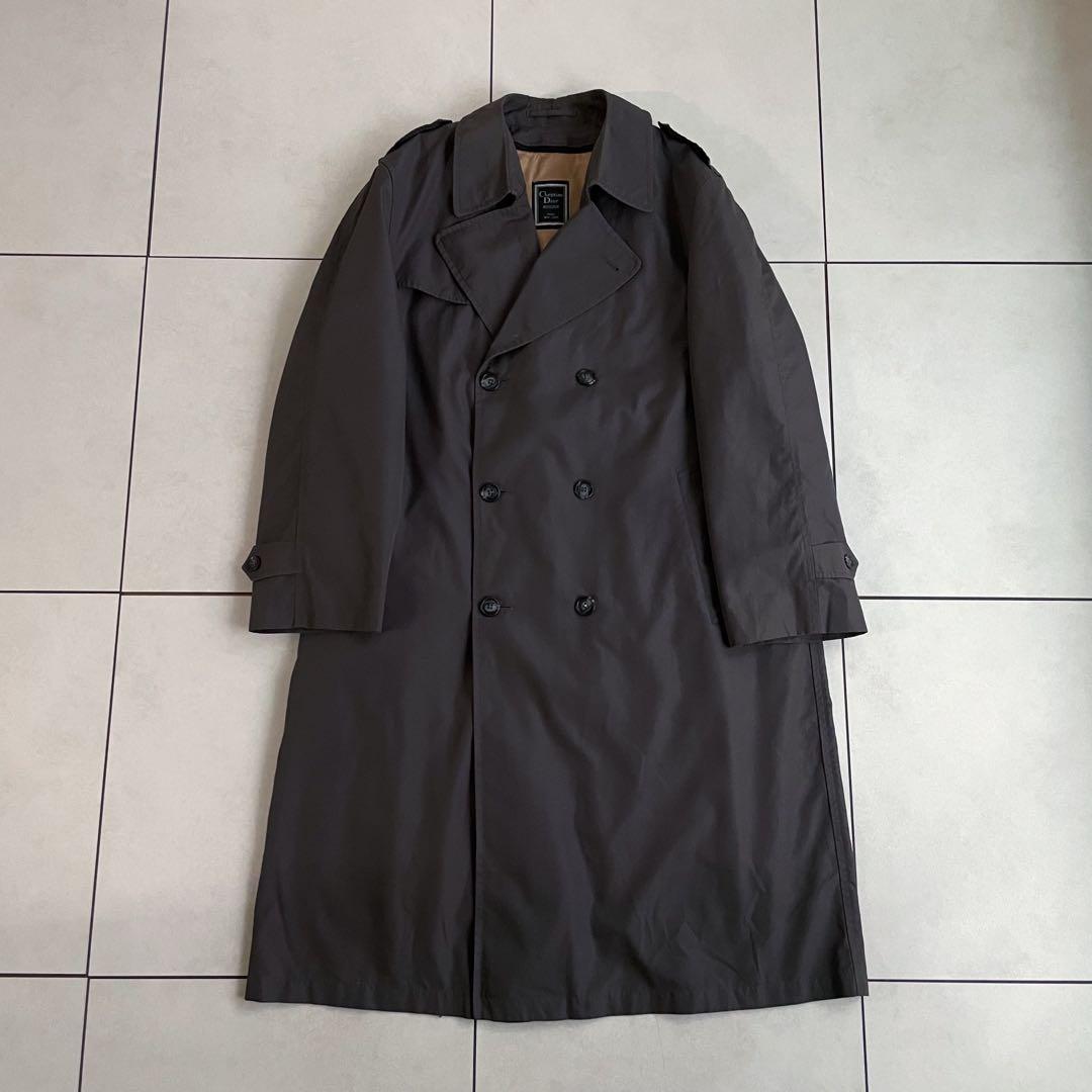 【Christian Dior】 ビンテージ トレンチコート ライナー付き