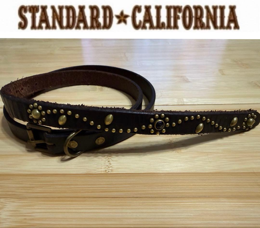 ⭐️美品⭐️HTC⭐️フラワースタッズ⭐️ナロー⭐️ブラック(茶芯)⭐️ブラススタッズ⭐️32