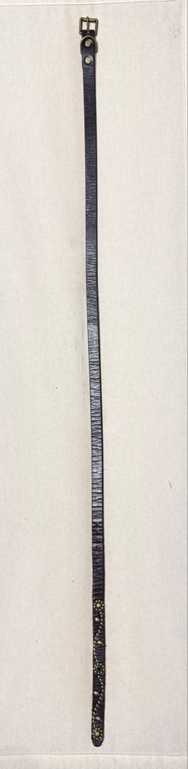 ⭐️美品⭐️HTC⭐️フラワースタッズ⭐️ナロー⭐️ブラック(茶芯)⭐️ブラススタッズ⭐️32