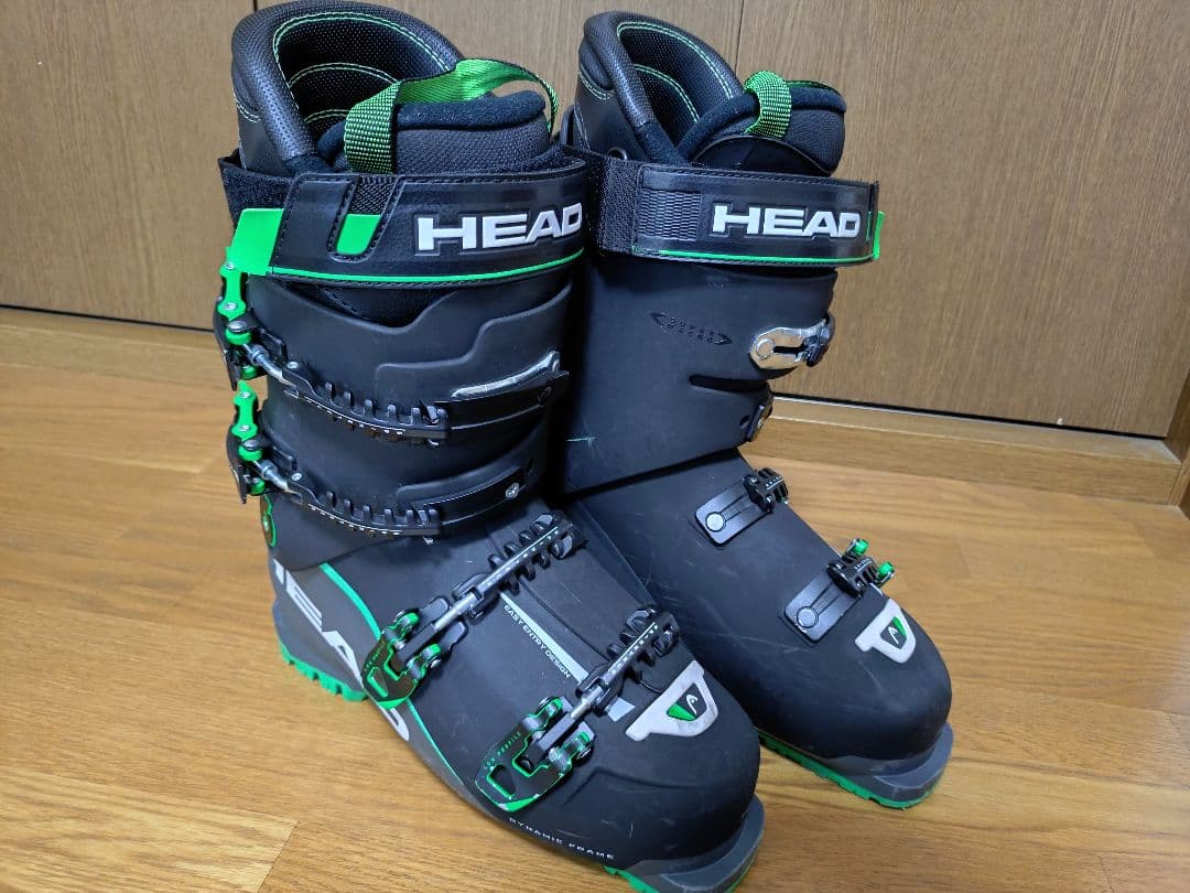 HEAD VECTOR EVO 120 スキーブーツ ブラック/グリーン