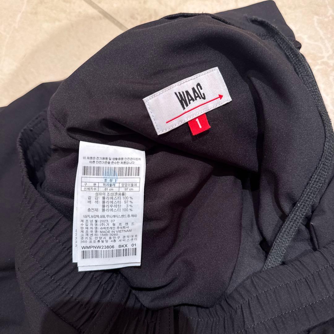 WAAC ゴルフ用防寒仕様ブラックパンツサイズ1