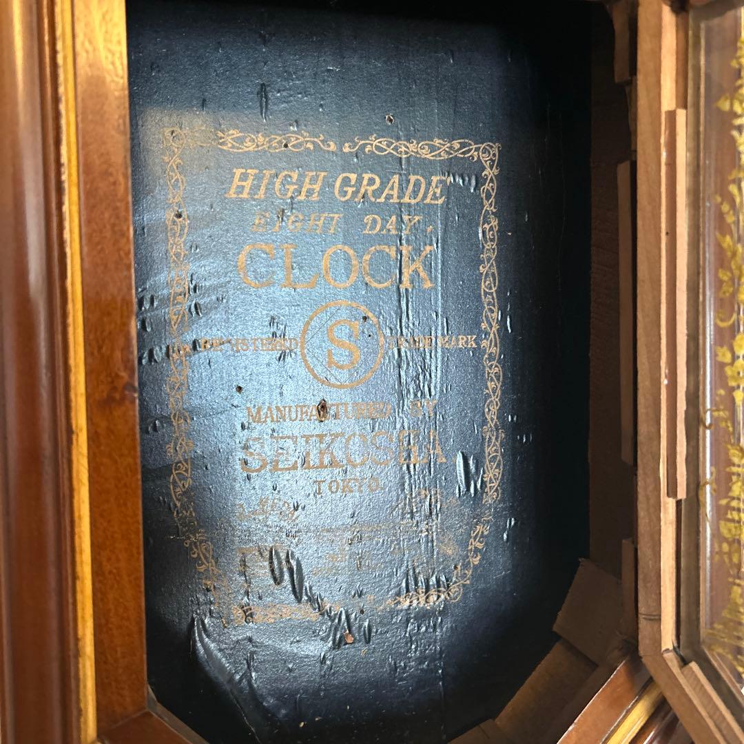 大正期、精工舎柱時計、ボンボン時計