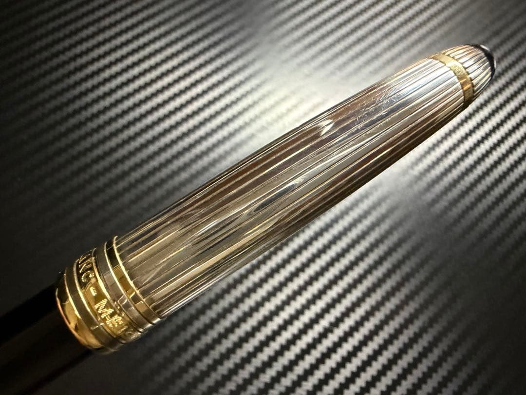 極美 モンブラン 1641 ソリテール ドゥエ ボールペン スターリングシルバー